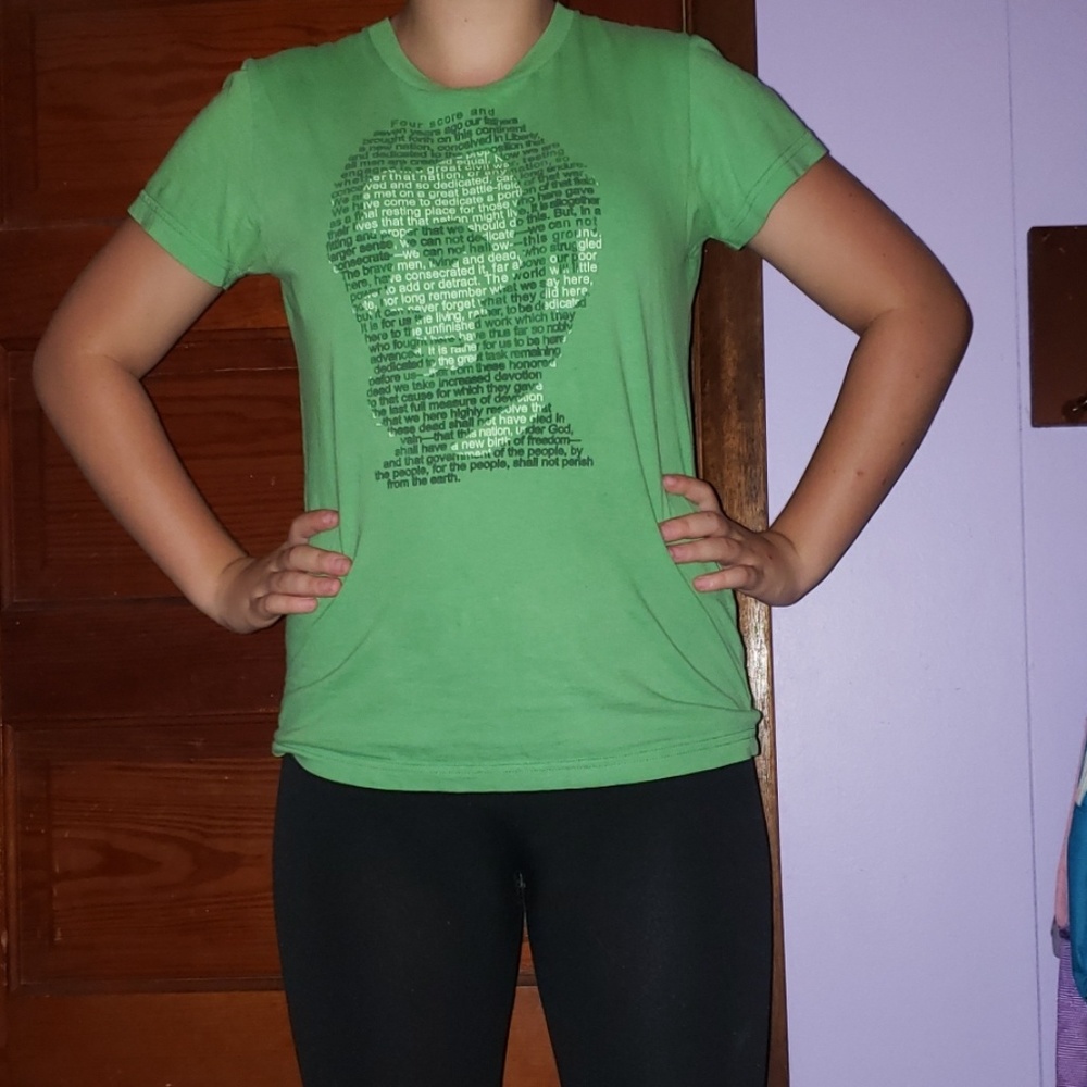 Green Lincoln t-shirt
